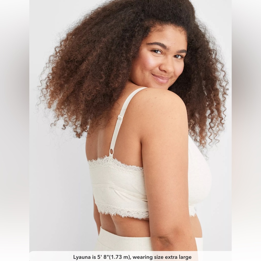 Aerie Ribbed Eyelash Lace Trim
Longline Bralette - Picture 2 of 5